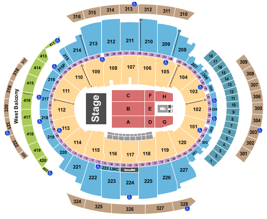 Madison Square Garden Josh Groban Seating Chart
